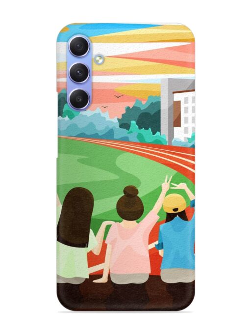 School Playground Snap Case for Samsung Galaxy A54 (5G) Zapvi
