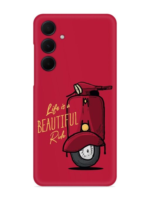 Life Is Beautiful Rides Snap Case for Samsung Galaxy A55 (5G) Zapvi