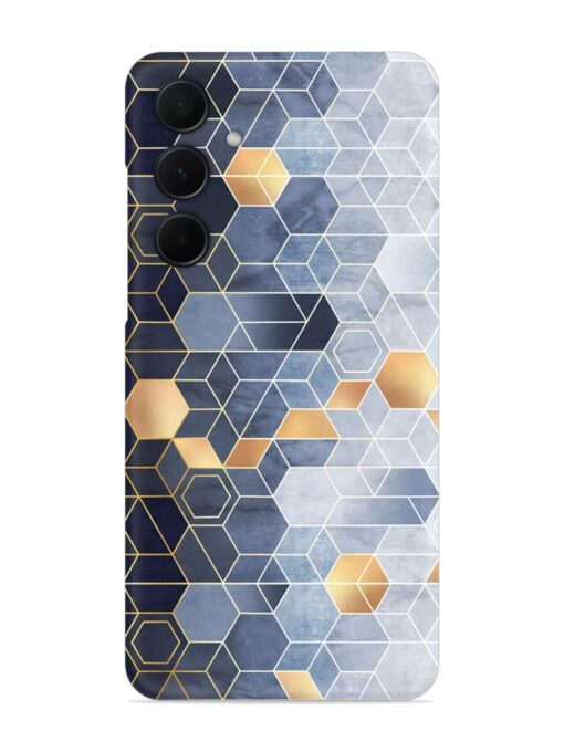 Geometric Abstraction Hexagons Snap Case for Samsung Galaxy A55 (5G) Zapvi