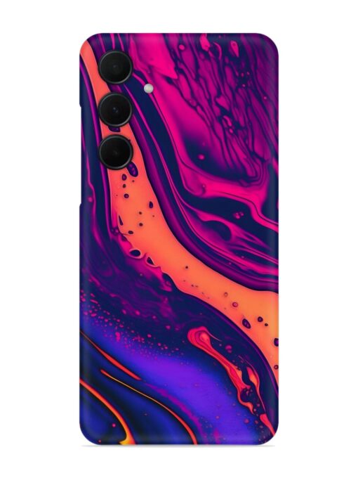 Fluid Blue Pink Art Snap Case for Samsung Galaxy A55 (5G) Zapvi