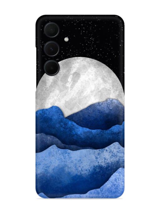 Full Moon Mountain Vector Snap Case for Samsung Galaxy A55 (5G) Zapvi