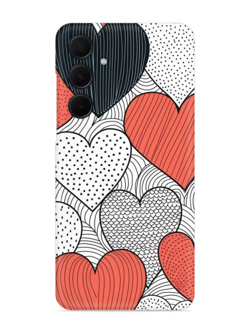 Girly Heart Seamless Snap Case for Samsung Galaxy A55 (5G) Zapvi