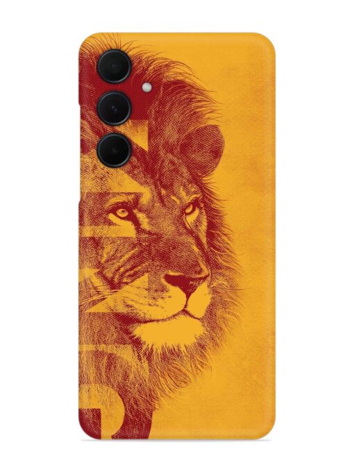Gold Lion Crown Art Snap Case for Samsung Galaxy A55 (5G) Zapvi