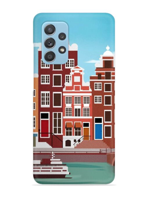 Scenery Architecture Amsterdam Landscape Snap Case for Samsung Galaxy A72 Zapvi