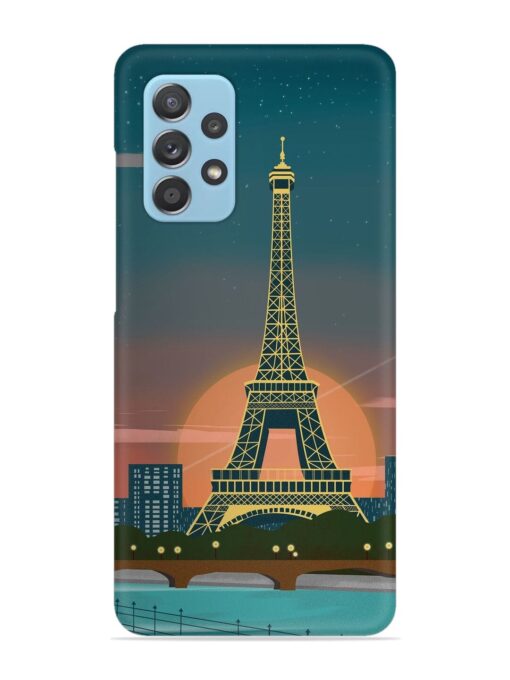 Scenery Architecture France Paris Snap Case for Samsung Galaxy A72 Zapvi