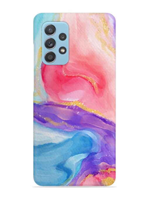 Watercolor Gradient Snap Case for Samsung Galaxy A72 Zapvi