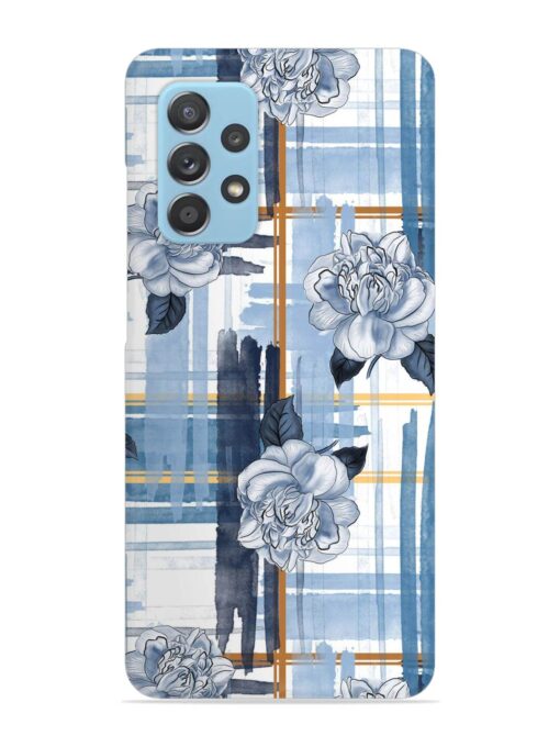 Watercolor Pattern Rose Snap Case for Samsung Galaxy A72 Zapvi