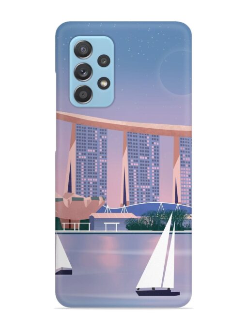 Singapore Scenery Architecture Snap Case for Samsung Galaxy A73 (5G) Zapvi