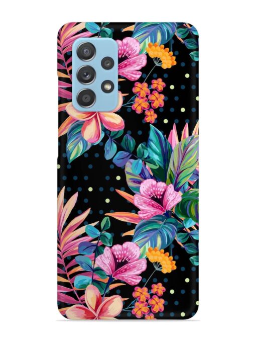 Seamless Floral Pattern Snap Case for Samsung Galaxy A73 (5G) Zapvi