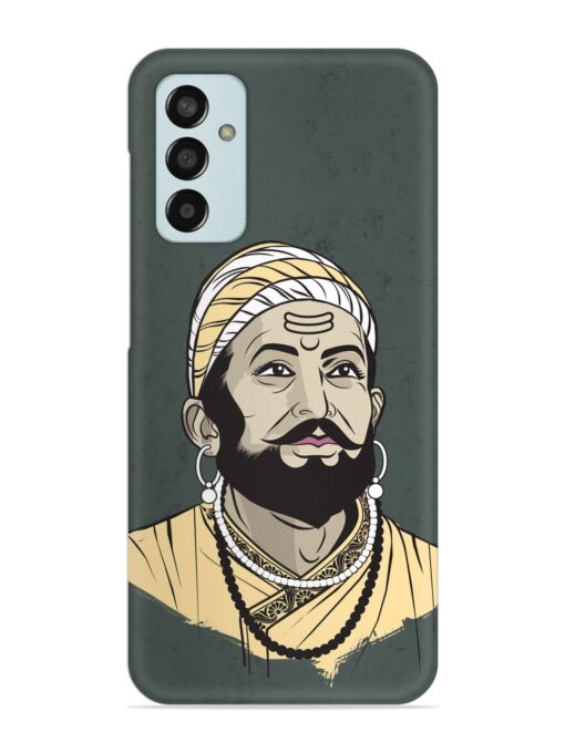 Shivaji Maharaj Vector Art Snap Case for Samsung Galaxy F13 Zapvi