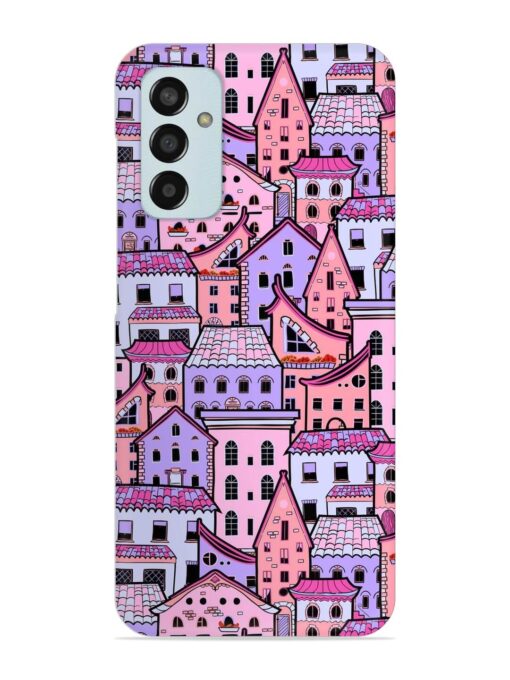 Seamless Pattern Houses Snap Case for Samsung Galaxy F13 Zapvi