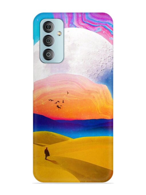 Sandy Desert Snap Case for Samsung Galaxy F23 (5G) Zapvi