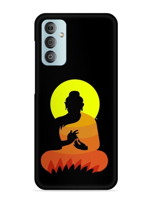 Buddha Art Black Snap Case for Samsung Galaxy F23 (5G) Zapvi