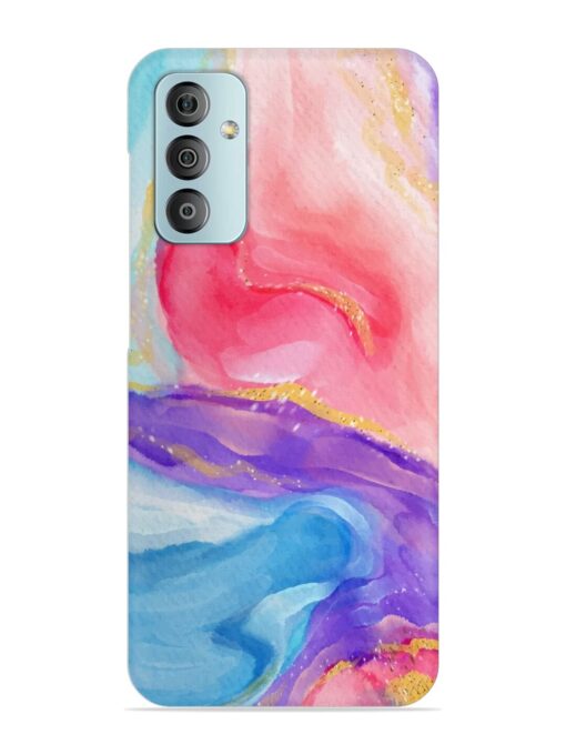 Watercolor Gradient Snap Case for Samsung Galaxy F23 (5G) Zapvi