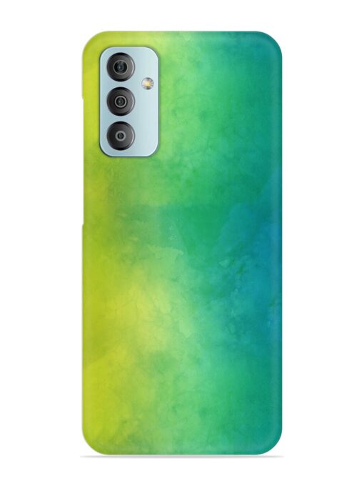Yellow Green Gradient Snap Case for Samsung Galaxy F23 (5G) Zapvi