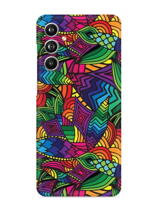 Abstract Multicolor Seamless Snap Case for Samsung Galaxy F54 (5G) Zapvi