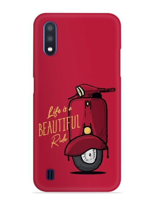 Life Is Beautiful Rides Snap Case for Samsung Galaxy M01 Zapvi