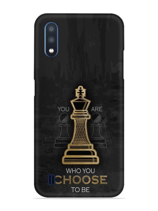 You Are Who Choose To Be Snap Case for Samsung Galaxy M01 Zapvi