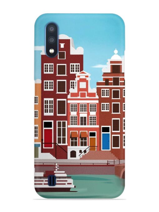 Scenery Architecture Amsterdam Landscape Snap Case for Samsung Galaxy M01 Zapvi
