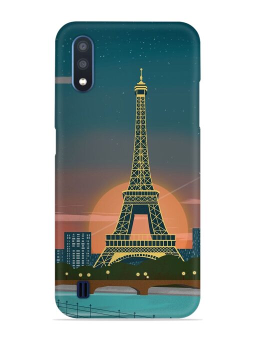 Scenery Architecture France Paris Snap Case for Samsung Galaxy M01 Zapvi