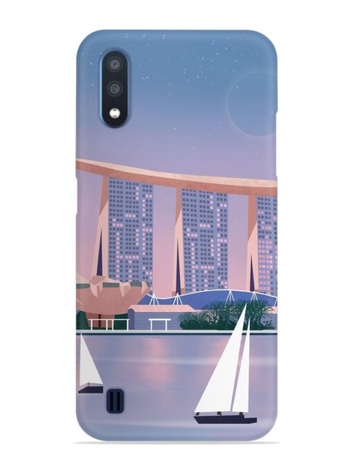 Singapore Scenery Architecture Snap Case for Samsung Galaxy M01 Zapvi