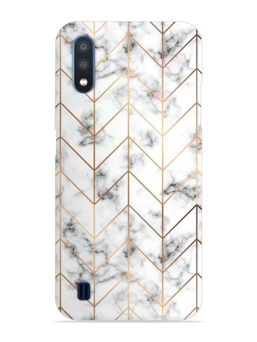 Vector Marble Texture Snap Case for Samsung Galaxy M01 Zapvi