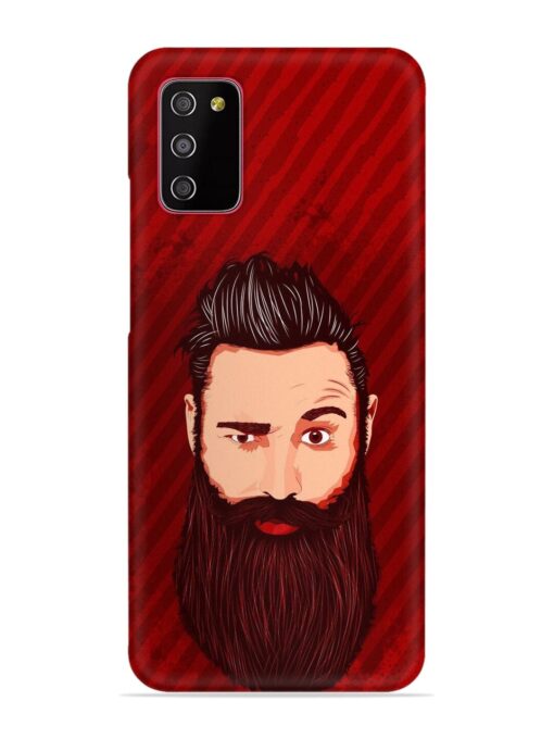 Beardo Man Snap Case for Samsung Galaxy M02S Zapvi