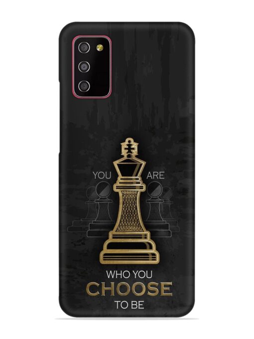 You Are Who Choose To Be Snap Case for Samsung Galaxy M02S Zapvi