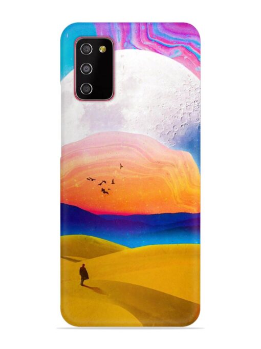 Sandy Desert Snap Case for Samsung Galaxy M02S Zapvi