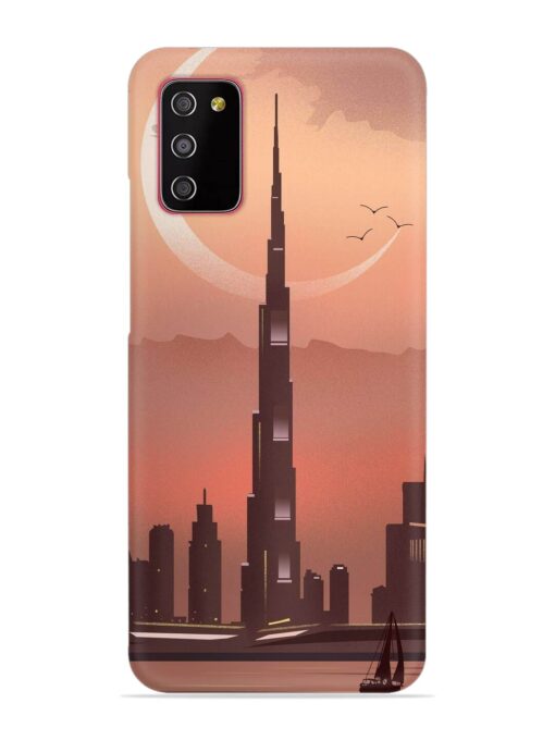Landmark Burj Khalifa Snap Case for Samsung Galaxy M02S Zapvi