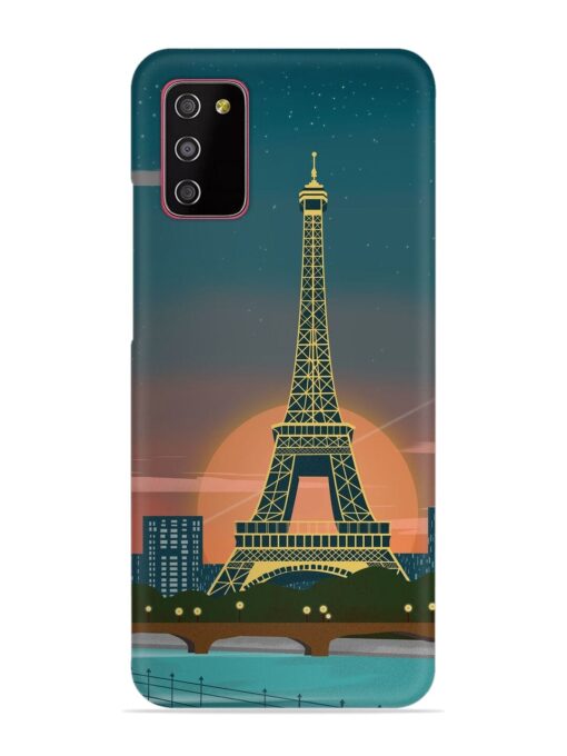 Scenery Architecture France Paris Snap Case for Samsung Galaxy M02S Zapvi
