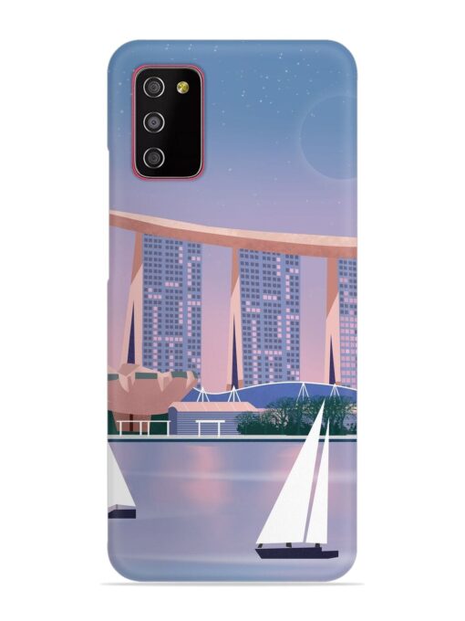 Singapore Scenery Architecture Snap Case for Samsung Galaxy M02S Zapvi