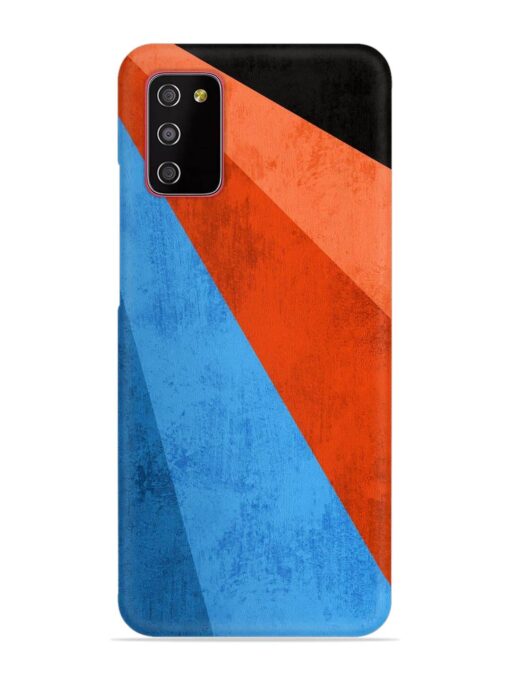 Modern Matte Abstract Snap Case for Samsung Galaxy M02S Zapvi
