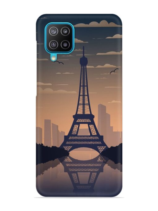 France Paris Eiffel Tower Gradient Snap Case for Samsung Galaxy M12 Zapvi