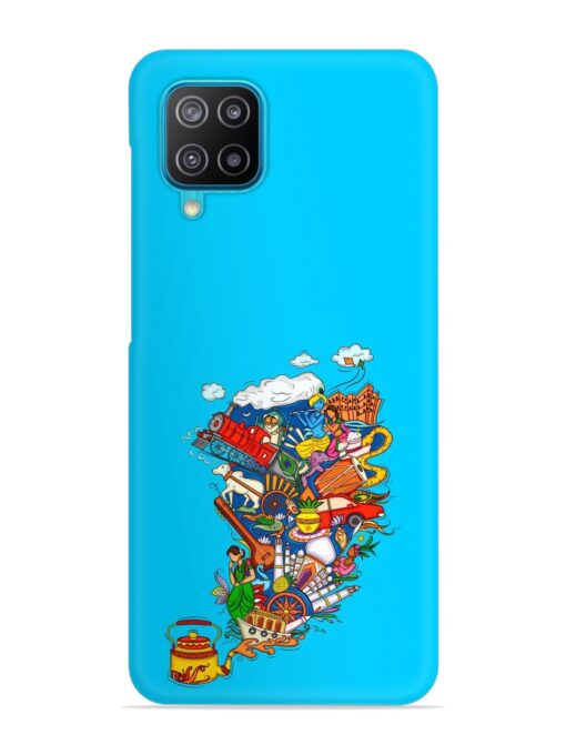 Vector Design Indian Snap Case for Samsung Galaxy M12 Zapvi