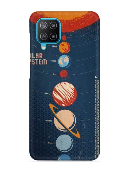Solar System Vector Snap Case for Samsung Galaxy M12 Zapvi