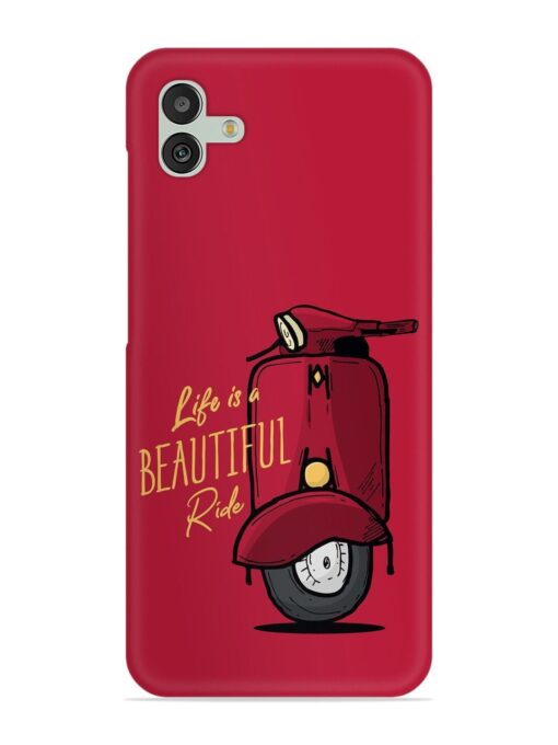 Life Is Beautiful Rides Snap Case for Samsung Galaxy M13 (5G) Zapvi