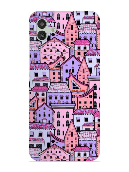 Seamless Pattern Houses Snap Case for Samsung Galaxy M13 (5G) Zapvi