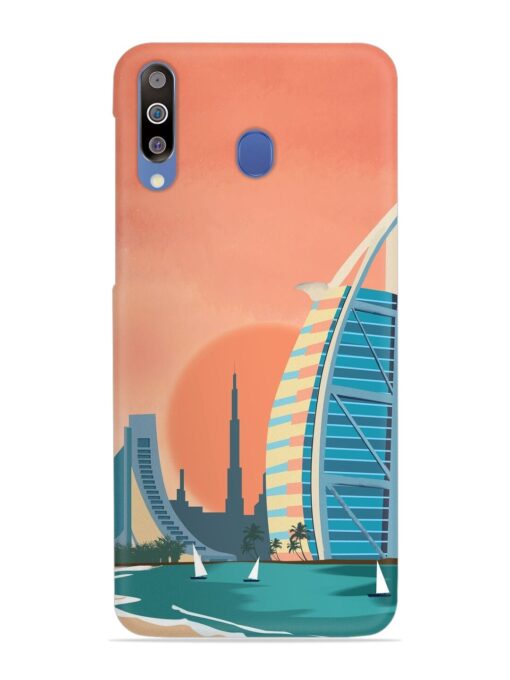 Dubai Architectural Scenery Snap Case for Samsung Galaxy M30 Zapvi