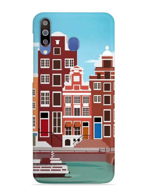 Scenery Architecture Amsterdam Landscape Snap Case for Samsung Galaxy M30 Zapvi