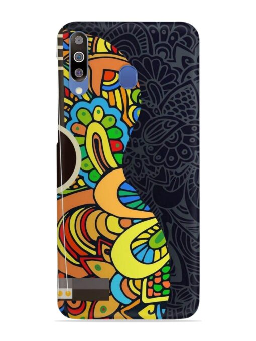 Guitar Vector Art Snap Case for Samsung Galaxy M30 Zapvi