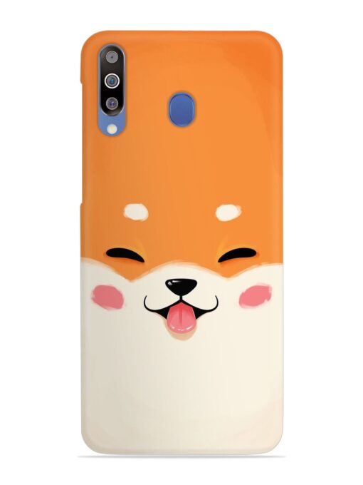 Happy Cat Art Snap Case for Samsung Galaxy M30 Zapvi