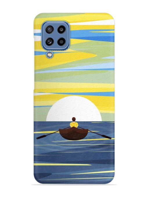 Rowing Person Ferry Paddle Snap Case for Samsung Galaxy M32 (4G) Zapvi