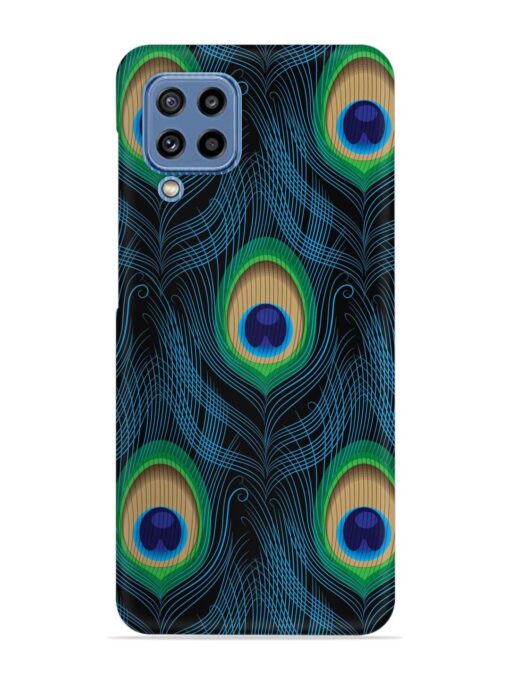 Seamless Pattern Peacock Snap Case for Samsung Galaxy M32 (4G) Zapvi