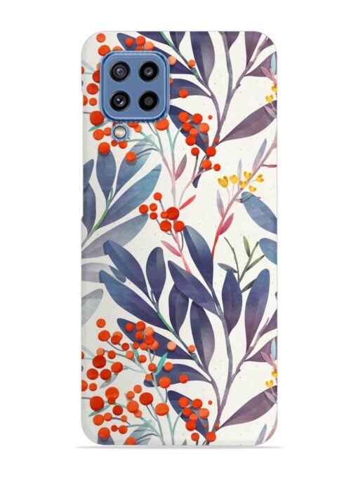 Seamless Floral Pattern Snap Case for Samsung Galaxy M32 (4G) Zapvi