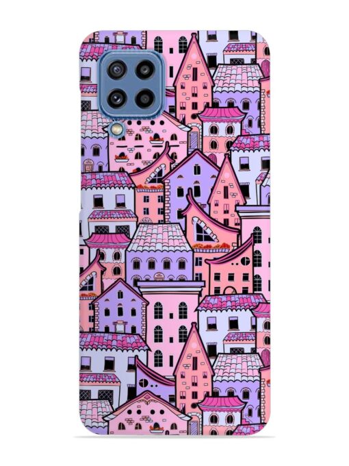 Seamless Pattern Houses Snap Case for Samsung Galaxy M32 (4G) Zapvi