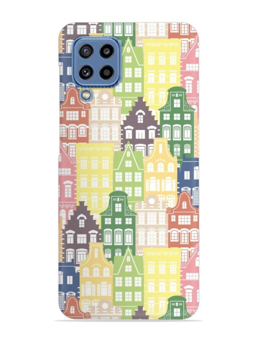 Seamless Shapes Pattern Snap Case for Samsung Galaxy M32 (4G) Zapvi