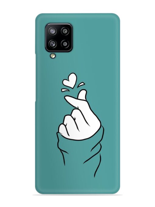 Korean Heart Sign Art Snap Case for Samsung Galaxy M42 (5G) Zapvi
