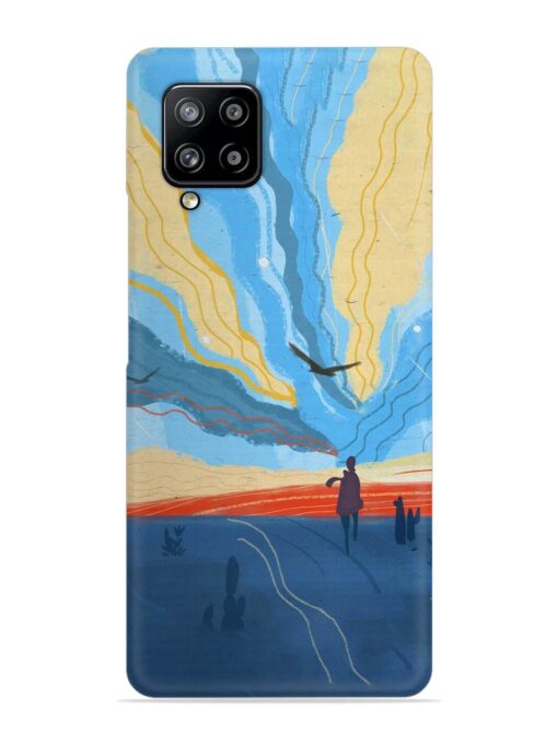 Minimal Abstract Landscape Snap Case for Samsung Galaxy M42 (5G) Zapvi