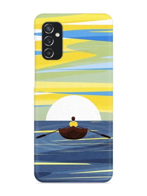 Rowing Person Ferry Paddle Snap Case for Samsung Galaxy M52 (5G) Zapvi
